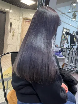 ロング カラー ‪るか/‪透明感 カラー/アレンジのヘアスタイル