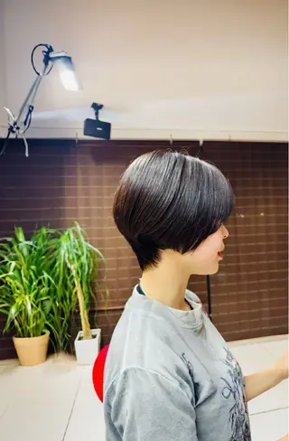 ショート カラー ASH 成嶋秀晟のヘアスタイル