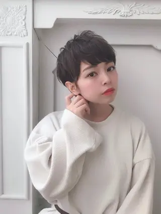 ショート 似合わせ大得意美容師 .Haruka.のヘアスタイル
