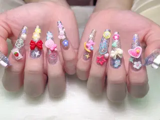 ネイル lucky nail 歌舞伎町のネイルデザイン