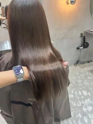 ミディアム カラー 髪質改善デザイナー &mirai ryoのヘアスタイル