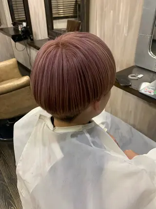 ショート HAIR SALON M Fe's 池袋所属・👾坂田 天音👾のヘアスタイル