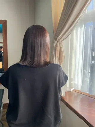 ミディアム カラー 野島 正子のヘアスタイル