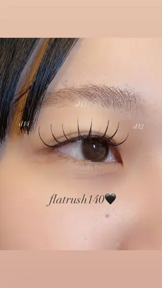 マツエク・マツパ MELL KONATSUのマツエク・マツパデザイン