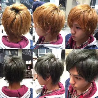 ショート カラー メンズ Re:ta KANZOのヘアスタイル