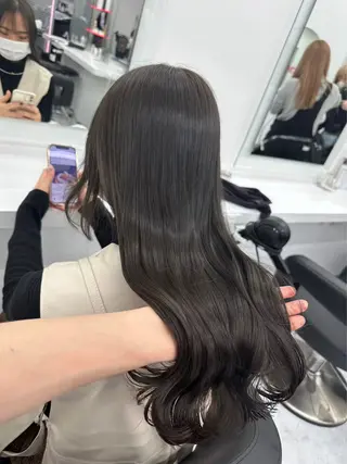 カラー 透明感ベージュ🤎 ナチュラルレイヤーのヘアスタイル
