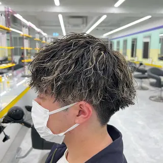 ショート カラー パーマ ヘアアレンジ メンズ キッズ ネイル マツエク・マツパ アイブロウ 🔷横浜1のパーマ 職人🔷将太郎のヘアスタイル