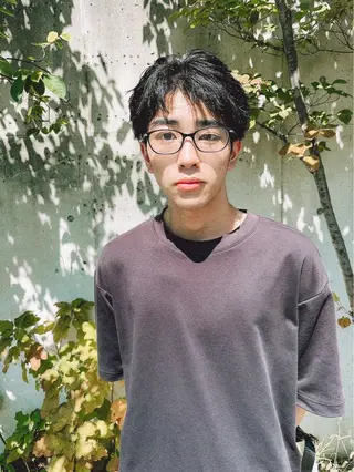 ショート パーマ メンズ 飛田 優のヘアスタイル