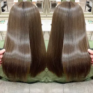 ミディアム カラー 山本 優音のヘアスタイル