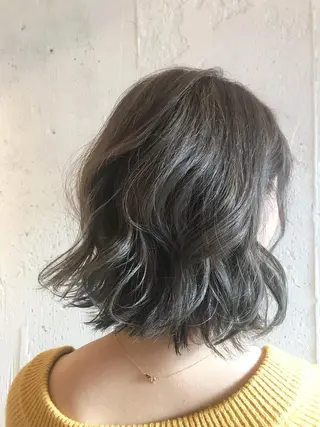 ショート カラー レイヤー/大人メンズ パーマ🌀 平島拓也のヘアスタイル