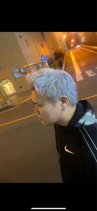 ショート カラー メンズ 田澤 史悠のヘアスタイル