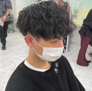 パーマ メンズ 横浜メンズパーマ🔥 大野賢人のヘアスタイル