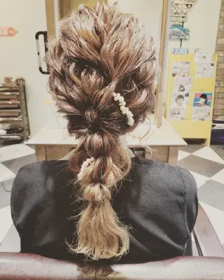 セミロング ヘアセット/髪質改善 /カラー/TADOのヘアスタイル