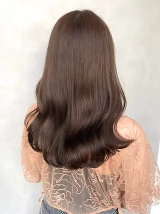 セミロング カラー 🌿レイヤー赤み消し 🌿西村拓也のヘアスタイル