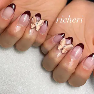 ミディアム ネイル richeri beautyのネイルデザイン