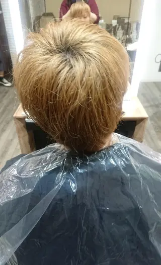 メンズ カラー パーマ ヘアアレンジ ブリーチ/ヘアケア/ 艶髪/イギチハルのヘアスタイル