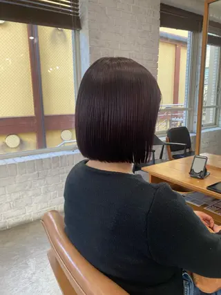 ショート カラー blink所属・暖色/ブラウン/ 透明感/ゆうかのヘアスタイル