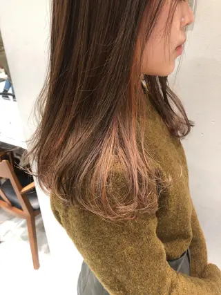ロング 似合わせ艶髪カラー ❤️ハダユミのヘアスタイル