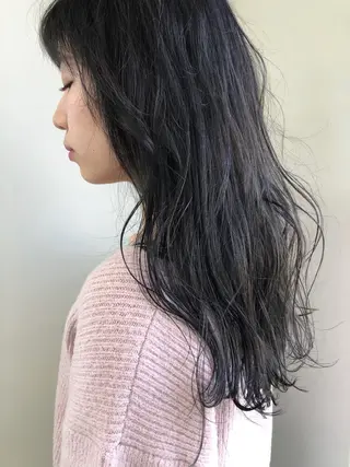 セミロング 小澤大輔 YOLO hairのヘアスタイル