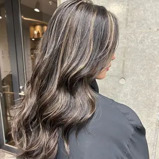 ロング 🍎ダブルカラー 🍎KUREA🍎のヘアスタイル