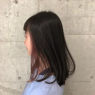 ミディアム カラー 【ショート特化】 森本　祐太のヘアスタイル