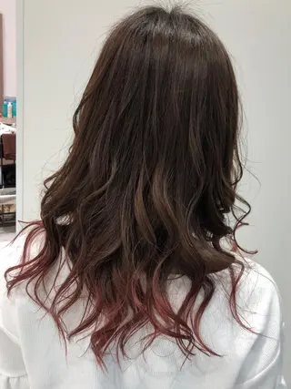 セミロング カラー 宮林　努 / Ash 日野店のヘアスタイル