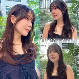 セミロング カラー ANSENS  by  Mode K's所属・ワンカールレイヤー 顔周り☺︎shunのヘアスタイル