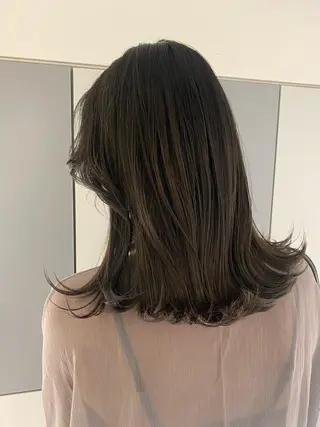 セミロング 【SIUN】健太郎 髪質改善/透明感のヘアスタイル