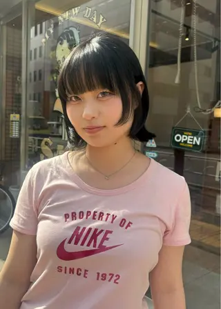 カラー SASAnagano 堀内未梨のヘアスタイル