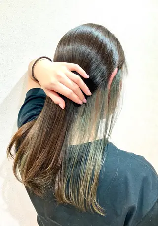 ロング カラー Annon プライベートサロンのヘアスタイル