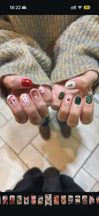 ネイル Of　HAIR所属・外山 なつ美のネイルデザイン