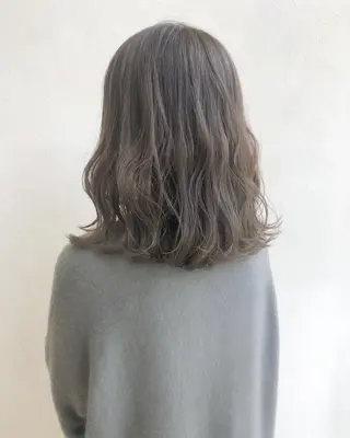 ミディアム カラー nakahara madokaのヘアスタイル