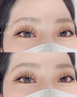 マツエク・マツパ Sugarlash みた🧸🫧のマツエク・マツパデザイン