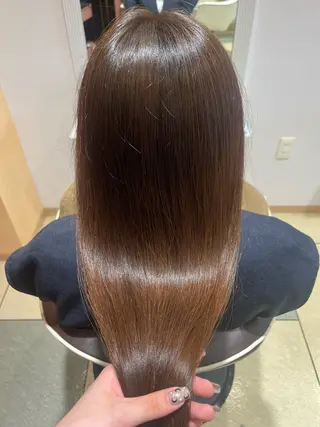 ロング カラー ベージュカラー⌇﻿ くびれヘア.𐙚心音のヘアスタイル