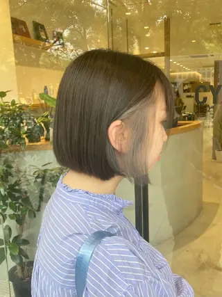 ショート 中山 優里のヘアスタイル