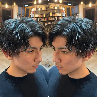 ミディアム 👑曲がる縮毛矯正 /パーマ👑ショウのヘアスタイル