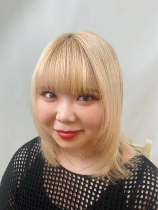 ミディアム 松尾 乾伸のヘアスタイル