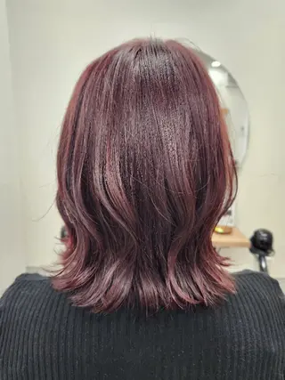 ミディアム カラー TELA HAIR 土気あすみが丘店所属・✂ AYAのヘアスタイル