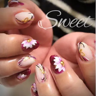 ネイル sweet 仲野陽子のネイルデザイン