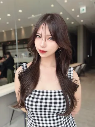 ロング カラー 韓国ヘア/髪質改善 TAKAHIROのヘアスタイル