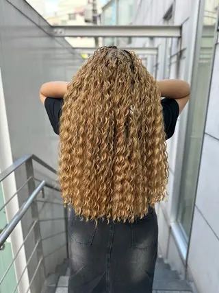 メンズ キッズ BRAIDS💎愛子 大人ハイライト💎のヘアスタイル