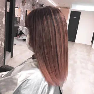 セミロング カラー ヘアアレンジ アンドウ ユウ/ レイヤーカット/韓国のヘアスタイル