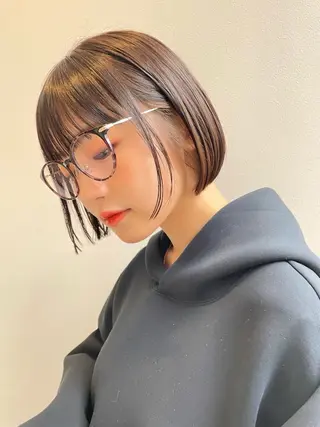 ショート sea by luvismけやき通り2号店所属・ボブ/ショート/ 縮毛矯正/岸本恭明のヘアスタイル