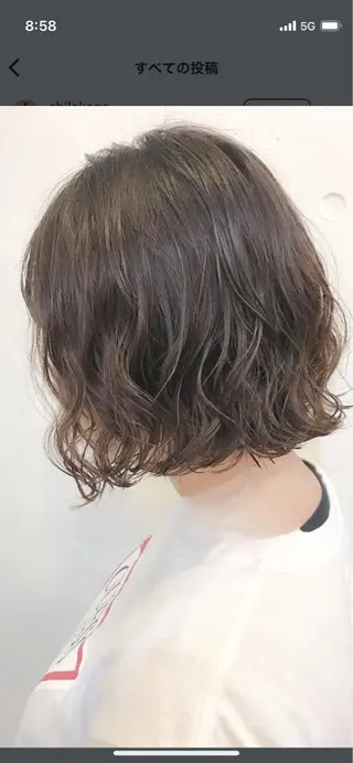 ミディアム パーマ ZELE  AVEDA 浦和パルコ店所属・金田 龍之介のヘアスタイル