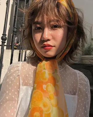 ショート カラー パーマ ヘアアレンジ メンズ 髪質改善🫧ベージュ 椙山 響のヘアスタイル