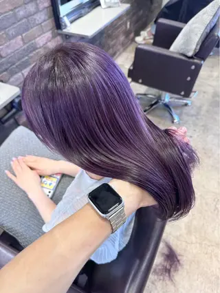 ロング カラー あやね 🎀 大濠のヘアスタイル