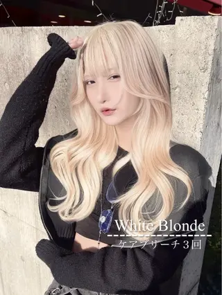 ロング カラー ダブルカラー特化💍 tiam💍韓国ヘアのヘアスタイル
