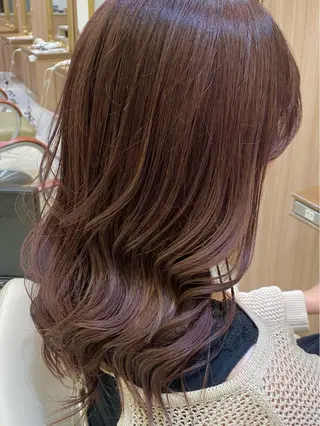 ロング カラー 古川 琴美のヘアスタイル