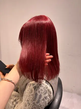 ミディアム カラー 表参道♡暗髪^ྀི 艶カラー♡アユミのヘアスタイル