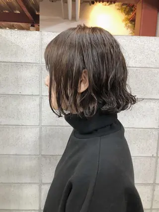 ショート パーマ ノグチ ユウキ/ボブのヘアスタイル